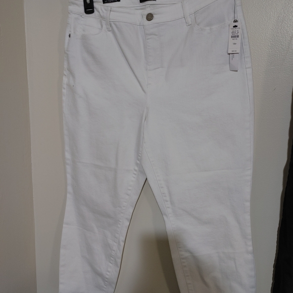 Talbots Denim - Talbots Women's Crisp White Ankle Jeans